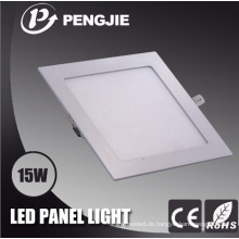 Weißes LED-Instrumententafel-Licht 15W für Hotels mit CER (Quadrat)